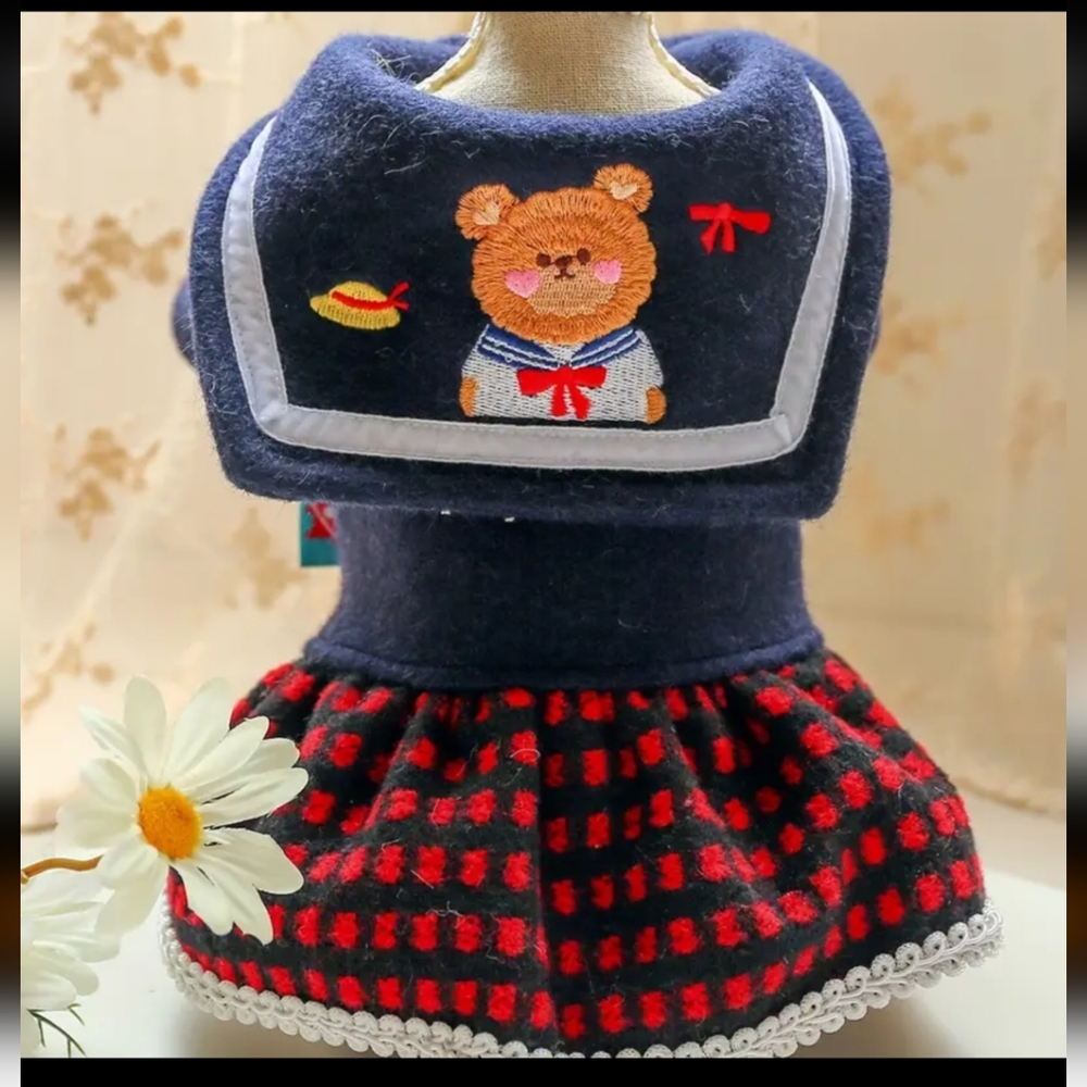 SALE🐾💖Adorable fall winter dress Size L